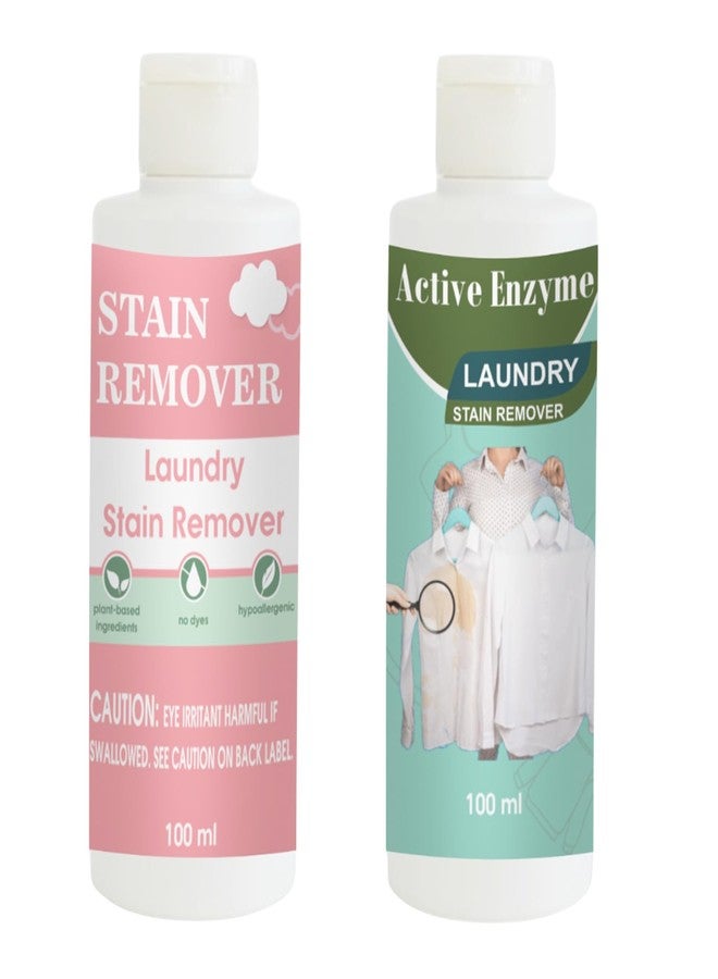 مجموعة مزيل البقع من توفوس، تحتوي على مزيل بقع وردي وفستقي | محلول تنظيف متعدد الأسطح للملابس والأقمشة والمفروشات (100 غرام لكل عبوة) - Image 1